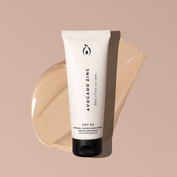 Avocado Zinc SPF 50 Natural Tinted Moisturiser-50ML