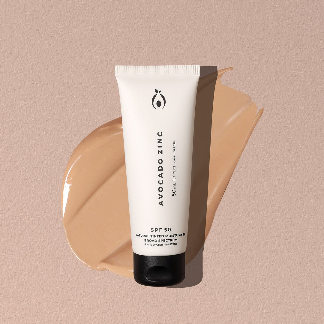Avocado Zinc SPF 50 Natural Tinted Moisturiser-50ML